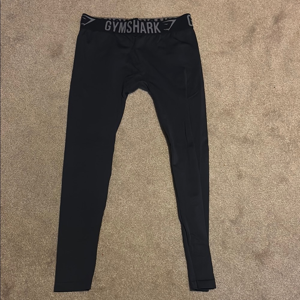 Gymshark Jet Black Active Leggings Size Small